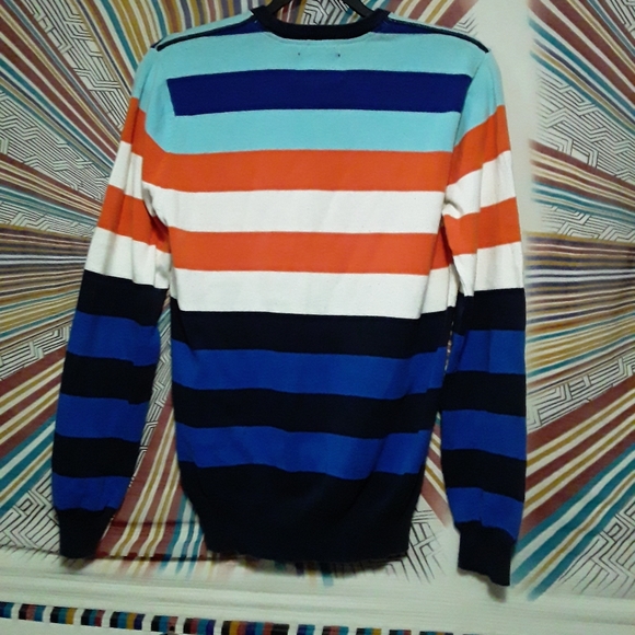 Hurley Mens/Unisex Small Striped Crewneck Sweater - Picture 4 of 11